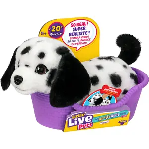 Interaktīvs rotaļu kucēns Moose Toys Ltd. Little Live Pets My Really Real S2 Puppy Mini - Pepper