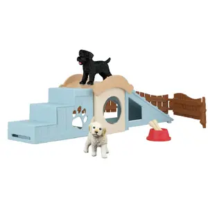 Schleich Farm World adventure time for puppies figure set