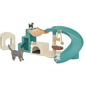 Schleich Farm World fun for cats figurine playset