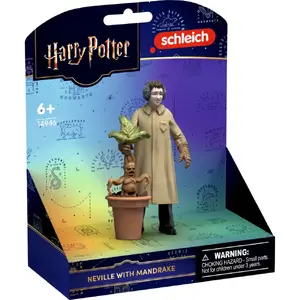 Schleich Wizarding World Harry Potter Neville with Mandrake figurine