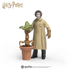 Schleich Wizarding World Harry Potter Neville with Mandrake Figurine Multicolor Plastic