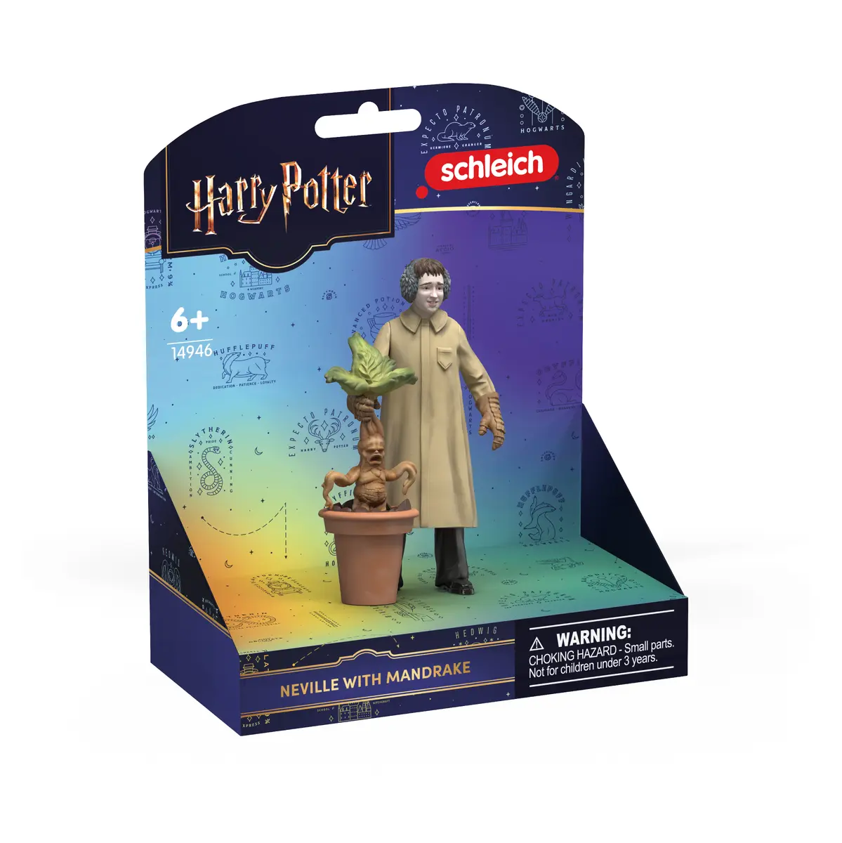 Schleich Harry Potter Neville with Mandrake Figurine Photo 3