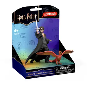Schleich Wizarding World Harry Potter Harry & Fawkes with sword figurine