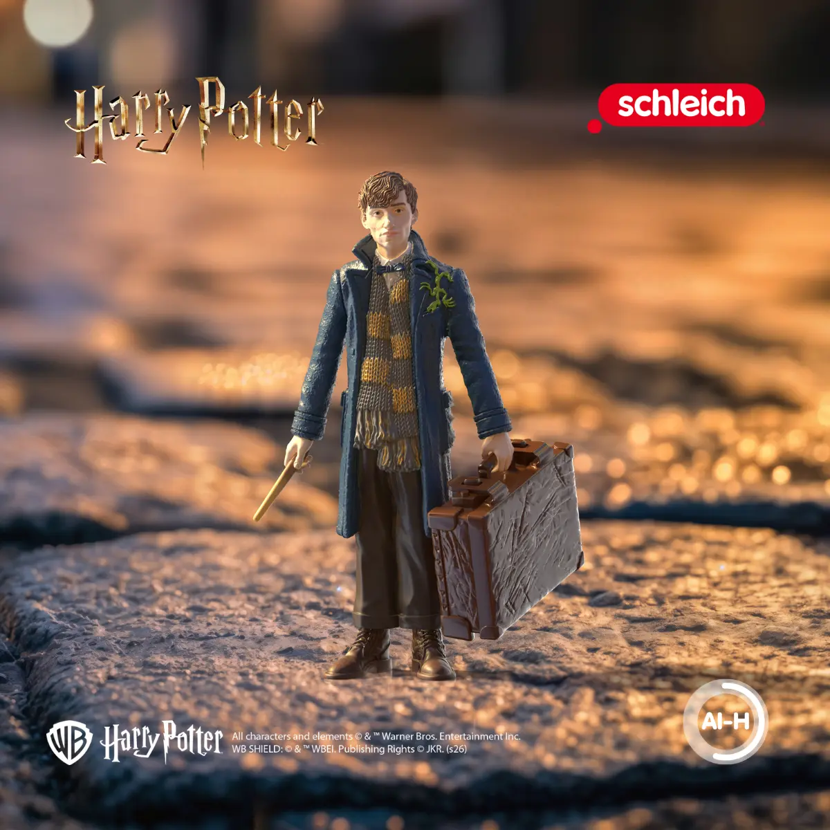 Schleich Harijs Poters Newt Scamander un Pickett Photo 2