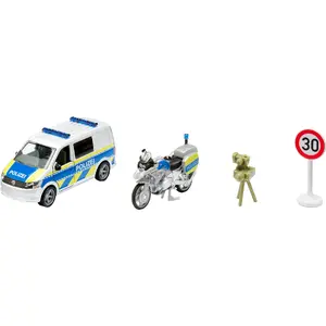 Siku Super VW T6 ar BMW policijas motociklu