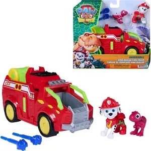 Spinmaster Paw Patrol: The Dino Movie - Marshall's Dino Fire Engine