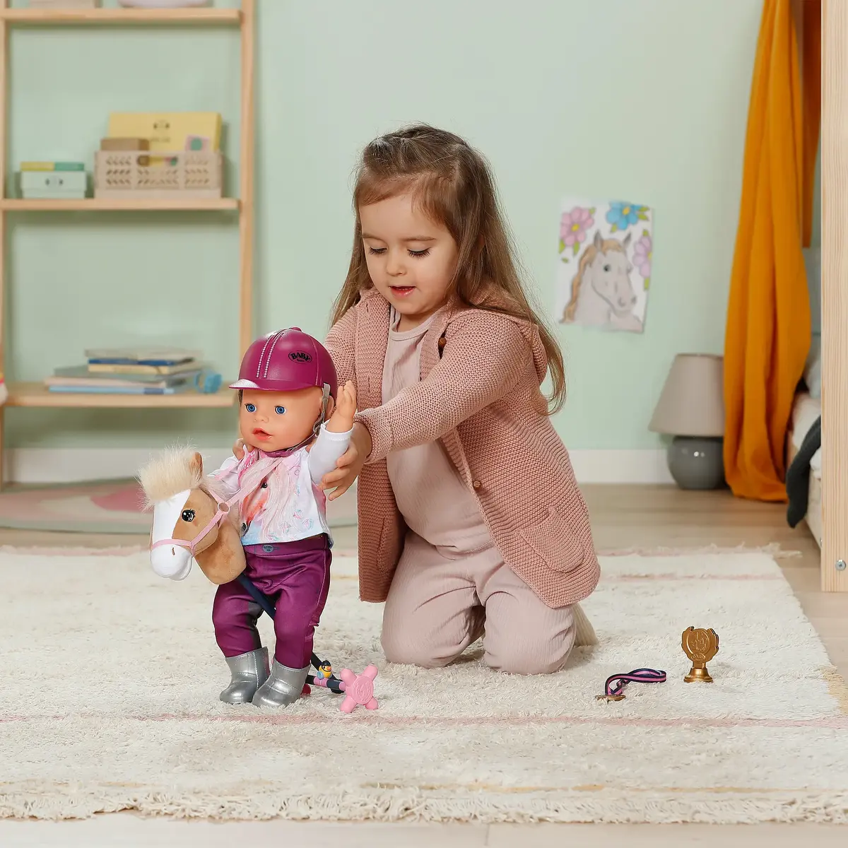 ZAPF Creation BABY born Hobby Horsing Set 43cm Photo 6