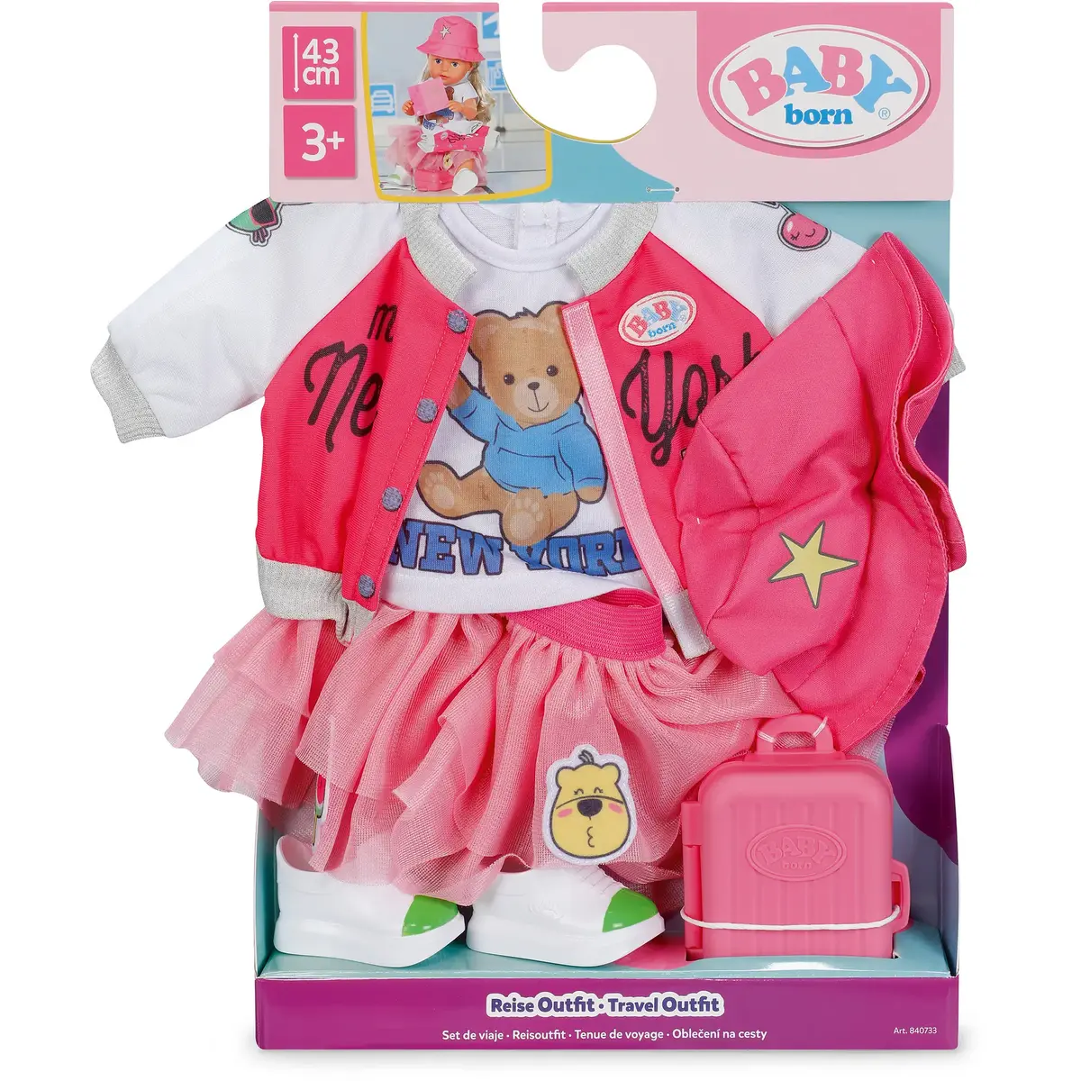 ZAPF Creation BABY born Deluxe Дорожный комплект одежды Photo 2