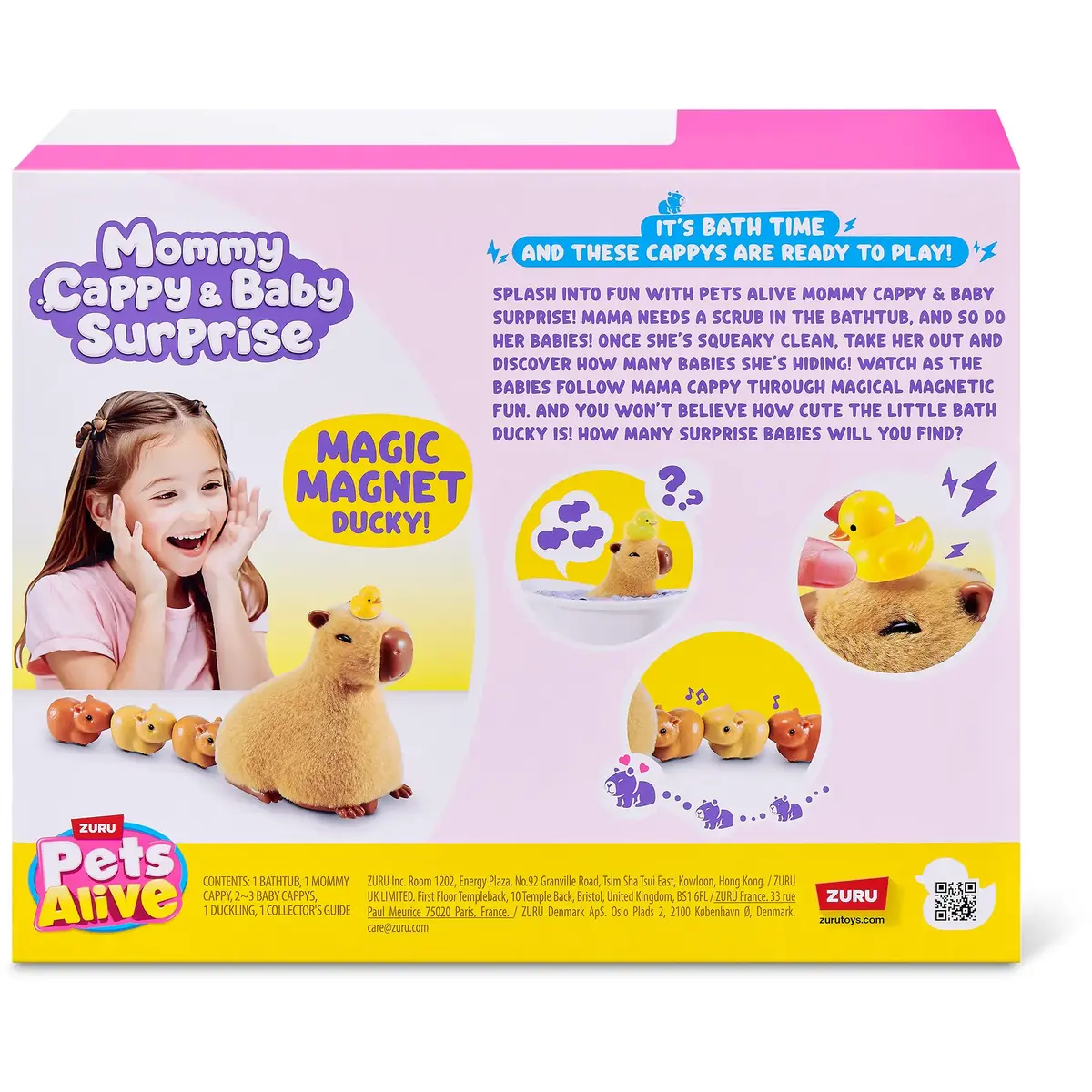 Игрушка Zuru Pets Alive Мама капибара и малыш-сюрприз Photo 5