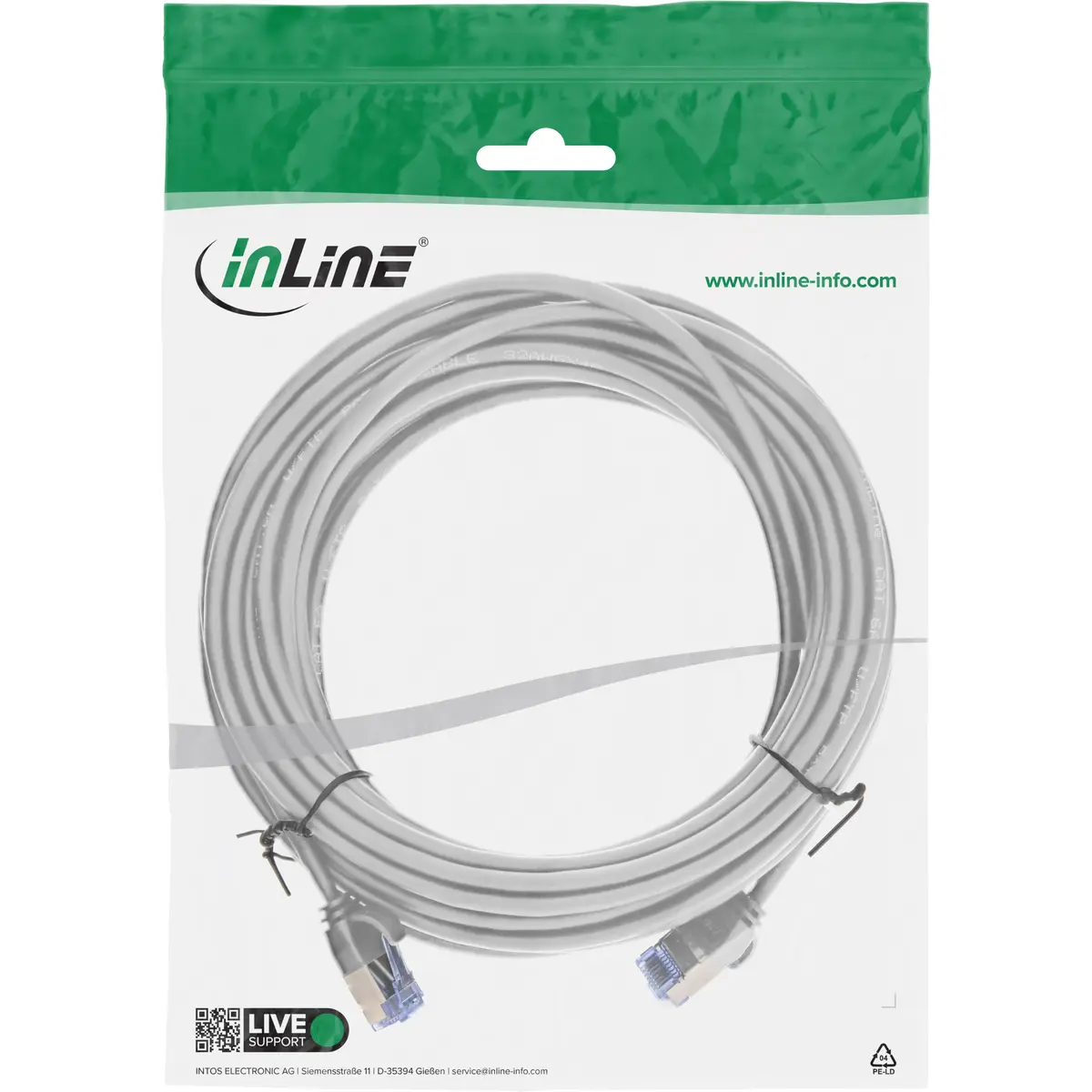 InLine 71900 Сетевой кабель Cat6a U/FTP 10м Photo 4