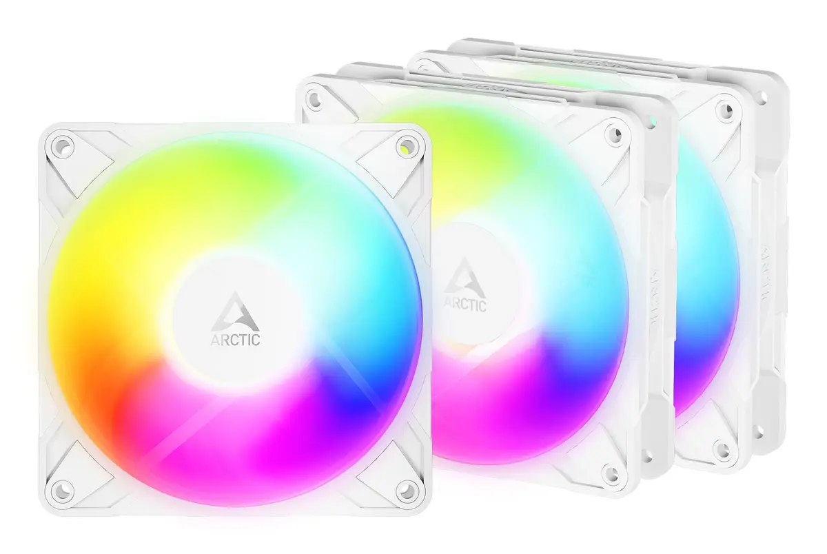 ARCTIC P12 Pro Reverse A-RGB White