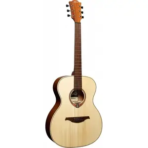 Lag Tramontane 70 A Acoustic Guitar with Sitka Spruce Top, Khaya Back and Sides, Auditorium Body Shape, 20 Frets, Right-Handed, Natural