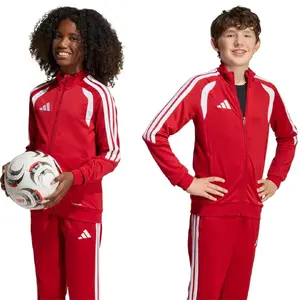 Bērnu treniņu džemperis adidas Tiro 26 League sarkans JY7200