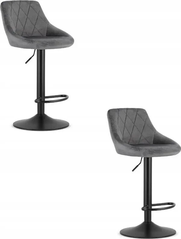 Bāra krēsls Kast pelēks, 3436, 5903332069446