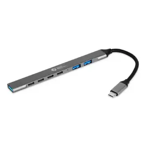 BakkerElkhuizen USB-C Hub 7-in-1 with 3 USB-A and 4 USB-C ports