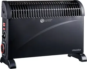 Adler Mesko 7741B Convector Heater Black with Timer and Turbo Functions