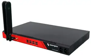 OPENGEAR OM2224-24E-10G-L Konsoļu serveris ar 24 sērijas portiem, 24 Gigabit Ethernet portiem, X86 procesoru, 8GB RAM, 64GB krātuvi un 10G saskarnēm