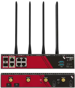 Opengear CM8004-C Console Server with 4x RS232 Ports, 2x USB, 5G Mobile Network Support, Dual 1GbE/SFP Combo Ports, and AC/DC Power