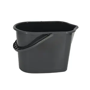 York Rectangular Bucket 14L with Pouring Spout and Carrying Handle