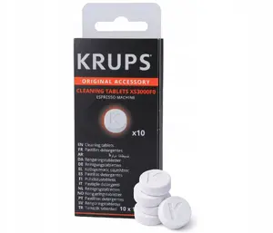 KRUPS XS 3000 FO Cleaning Tablets for Espresso and Coffee Machines