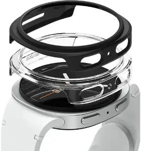Ringke Slim 2-Pack Watch Case for Galaxy Watch 8 (40 mm) Clear and Matte Black