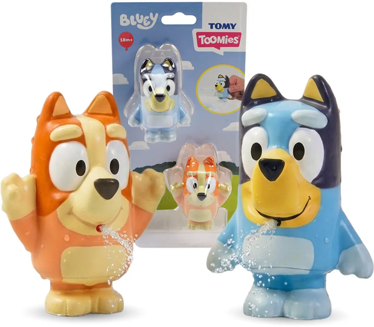 TOMY Bluey Bath Squirters 2-Pack 203-73867