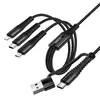 Hoco X123 Зарядный кабель 3-в-1 USB-A на Lightning/USB-C/Micro USB Photo 3