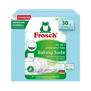 Frosch All-In-One Dishwasher Tablets Baking Soda 30 Tablets