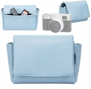 JJC Camera Holster Case Blue for Fujifilm X100VI, X100V, X-E5 and Canon V1
