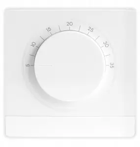 Afriso SQ605RF Wireless Surface-Mounted Battery-Powered Room Temperature Controller White