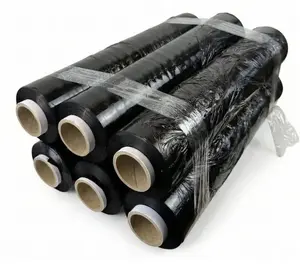 Staples Black Stretch Film 23 microns 3.0 kg Box of 6
