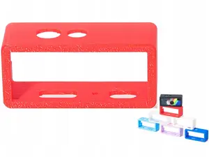 LoveInstant Rigid Protective Frame Case Housing for Kodak Charmera / Loveinstant Red