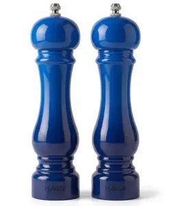 Atusa Hage Blue Manuālais piparu un sāls dzirnaviņu komplekts 22cm