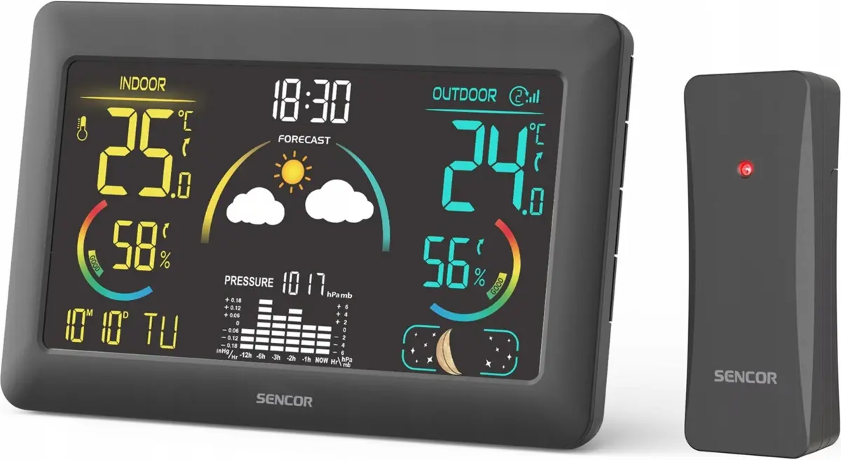 Meteoroloģiskā stacija Sencor SWS 4900 ar