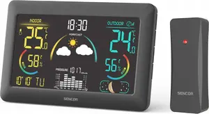 Sencor SWS 4900 Weather Station with Wireless Sensor and Color Display