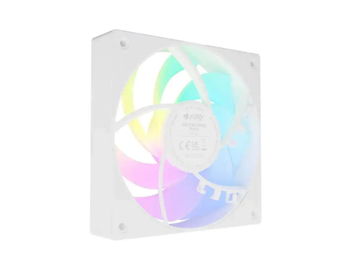 Вентилятор NATEC Fury Sai S12 ARGB PWM white Photo 3