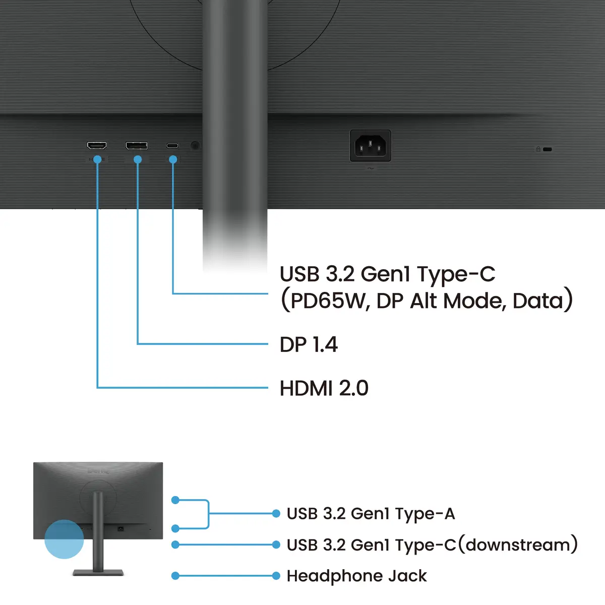 Компьютерный монитор BenQ RD270Q Photo 9