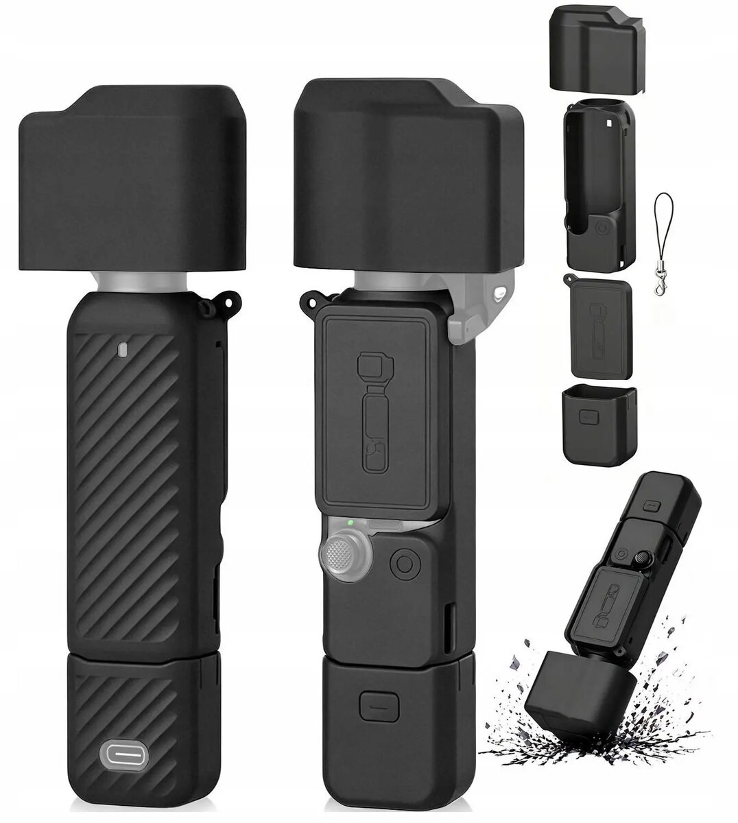 Puluz 4-in-1 Aizsargvāciņu komplekts DJI Osmo