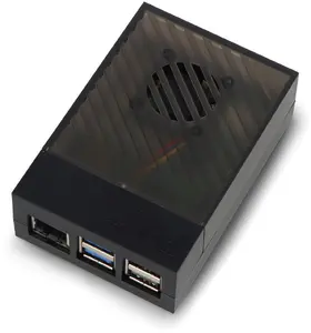 Argon40 Argon Poly+ 5 ABS Case with 30 mm PWM Fan for Raspberry Pi 5 Black