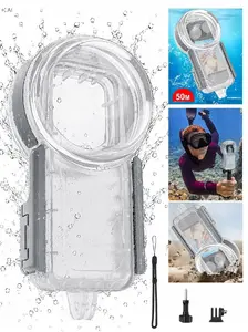 Puluz PU1206T Waterproof Diving Case for Insta360 X5 Camera 50m Depth