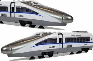 Поезд Pendolino Lean Sport Инерционный Белый со Звуком и Светом 6916