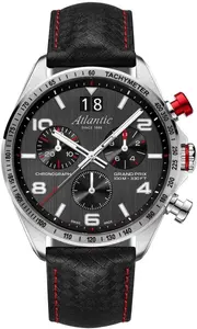 Vīriešu rokas pulkstenis Atlantic Grand Prix Chrono 55463.41.65 ar hronogrāfu