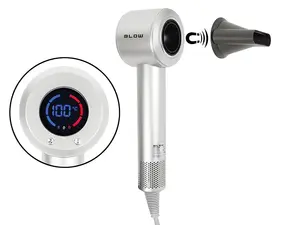 Matu fēns BLOW HD-900 1600W ar 2 sildīšanas līmeņiem un melnu virsmas dizainu