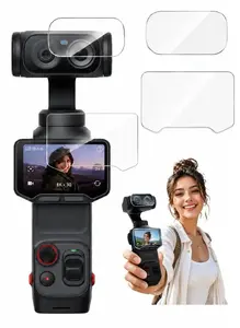Puluz PU1207T 9H Rūdītā stikla 2-vienā ekrāna un lēcas aizsargs priekš Insta360 Luna Ultra