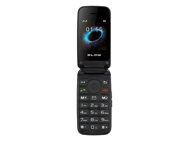 Mobilais tālrunis senioriem BLOW S24 Melns
