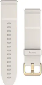 Hama Bezahlarmband NFC contactless payment strap for watch smartwatch 20 mm beige