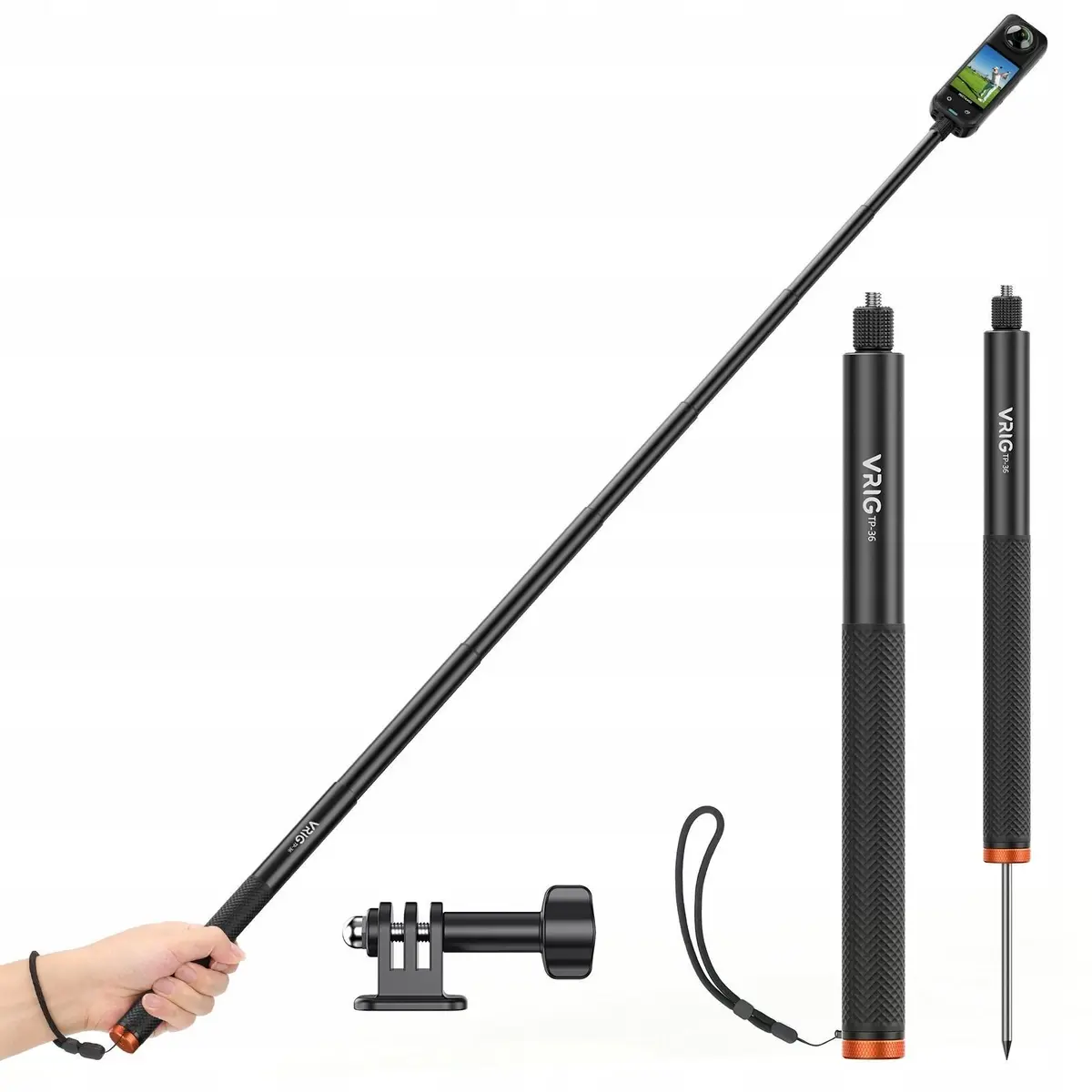 Pašbildes nūja VRIG TP-36 Monopods 160cm