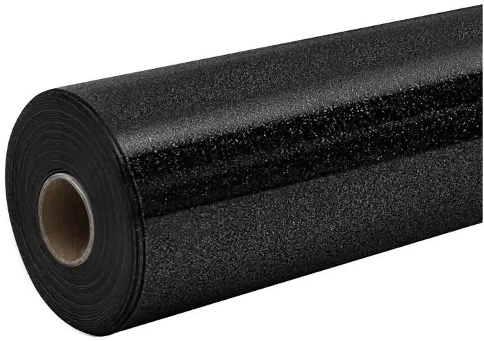 HTVRONT Glitter melna termopārneses plēve 30