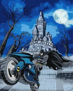 Ideyka Painting by Numbers Batman Batcycle Metal