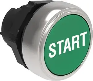 LOVATO Electric LPCB1163 Green Start Pushbutton Actuator with Spring Return